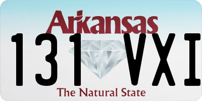 AR license plate 131VXI