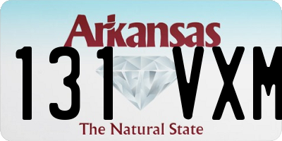 AR license plate 131VXM