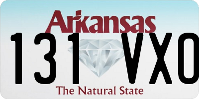 AR license plate 131VXO