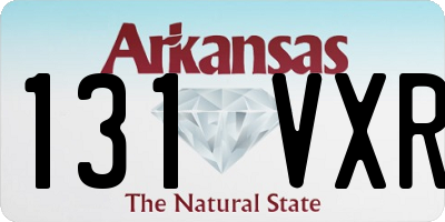AR license plate 131VXR
