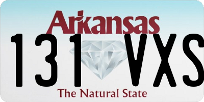 AR license plate 131VXS