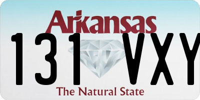 AR license plate 131VXY