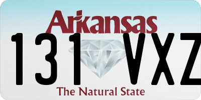AR license plate 131VXZ