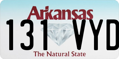 AR license plate 131VYD
