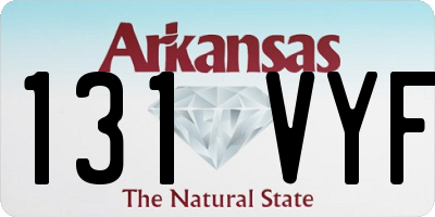 AR license plate 131VYF