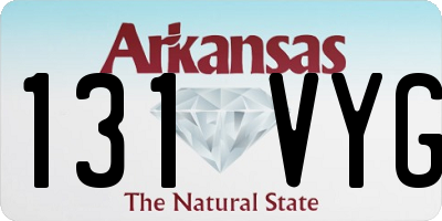 AR license plate 131VYG