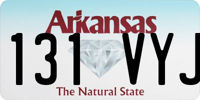 AR license plate 131VYJ