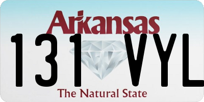 AR license plate 131VYL
