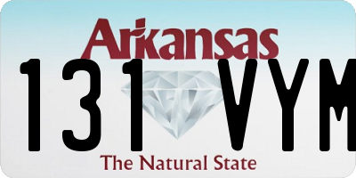 AR license plate 131VYM
