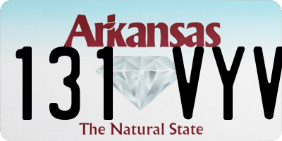AR license plate 131VYV