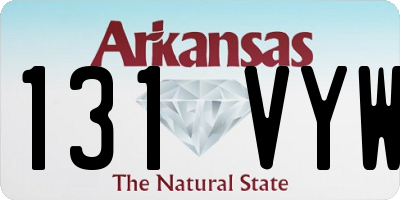 AR license plate 131VYW