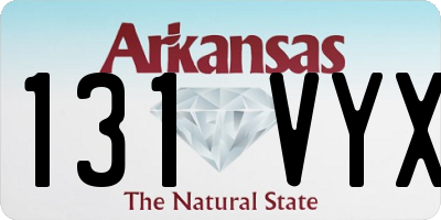 AR license plate 131VYX