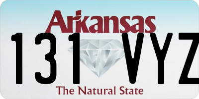 AR license plate 131VYZ