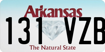 AR license plate 131VZB