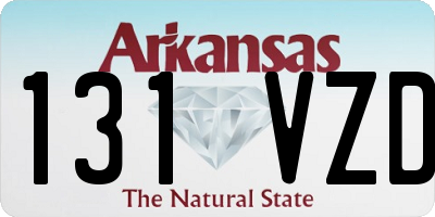 AR license plate 131VZD