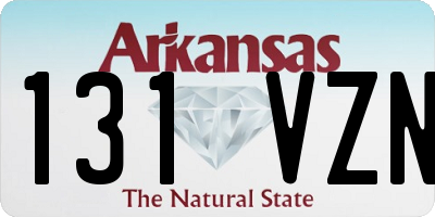 AR license plate 131VZN