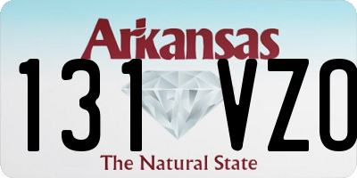 AR license plate 131VZO