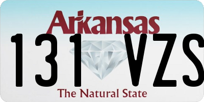 AR license plate 131VZS