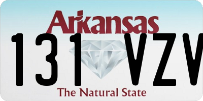 AR license plate 131VZV