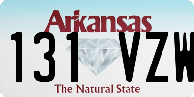 AR license plate 131VZW