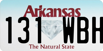 AR license plate 131WBH