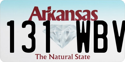 AR license plate 131WBV