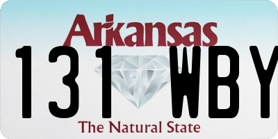 AR license plate 131WBY