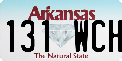 AR license plate 131WCH
