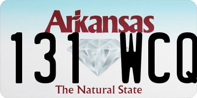 AR license plate 131WCQ