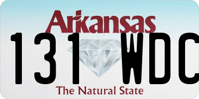 AR license plate 131WDC