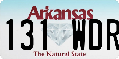 AR license plate 131WDR