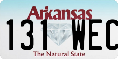 AR license plate 131WEC