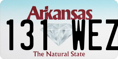 AR license plate 131WEZ