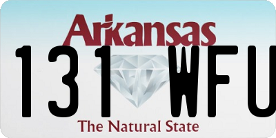 AR license plate 131WFU