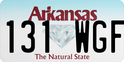 AR license plate 131WGF