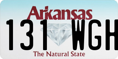 AR license plate 131WGH