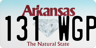 AR license plate 131WGP