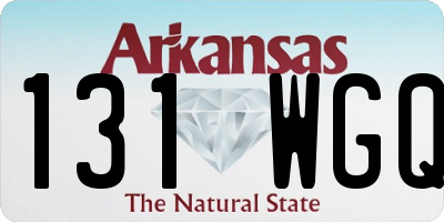 AR license plate 131WGQ