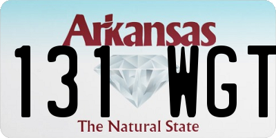AR license plate 131WGT