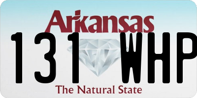 AR license plate 131WHP