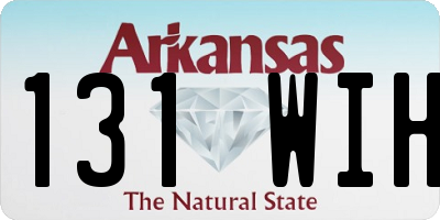 AR license plate 131WIH
