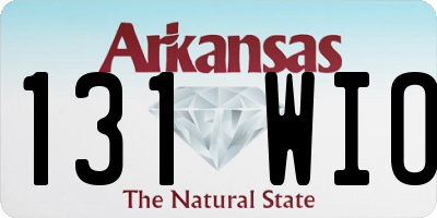 AR license plate 131WIO