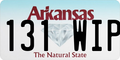 AR license plate 131WIP