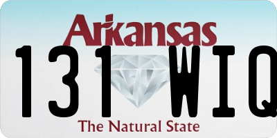 AR license plate 131WIQ