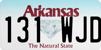 AR license plate 131WJD