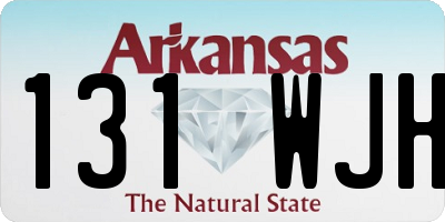 AR license plate 131WJH