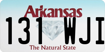 AR license plate 131WJI