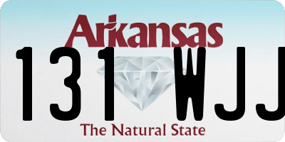 AR license plate 131WJJ