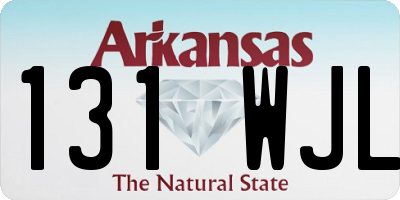 AR license plate 131WJL