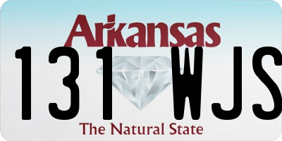 AR license plate 131WJS